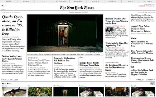 new york times newspaper. The Times Reader offers a new